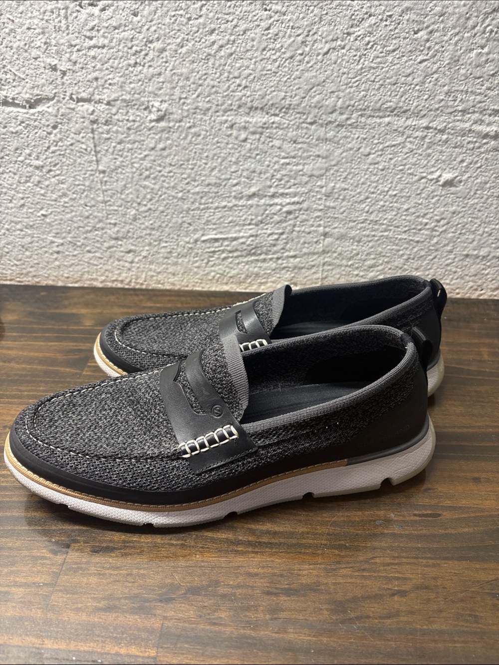 Cole Haan Zero Grand 360Men's Casual Slip-On Loafers in Charcoal Gray